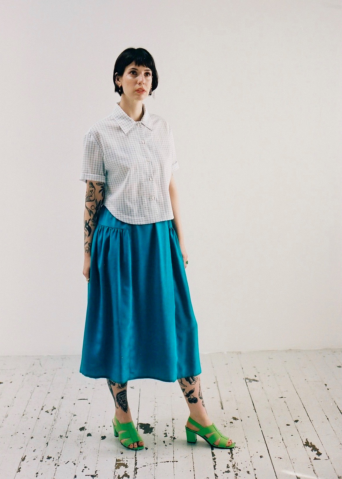Calyx Skirt in Midnight