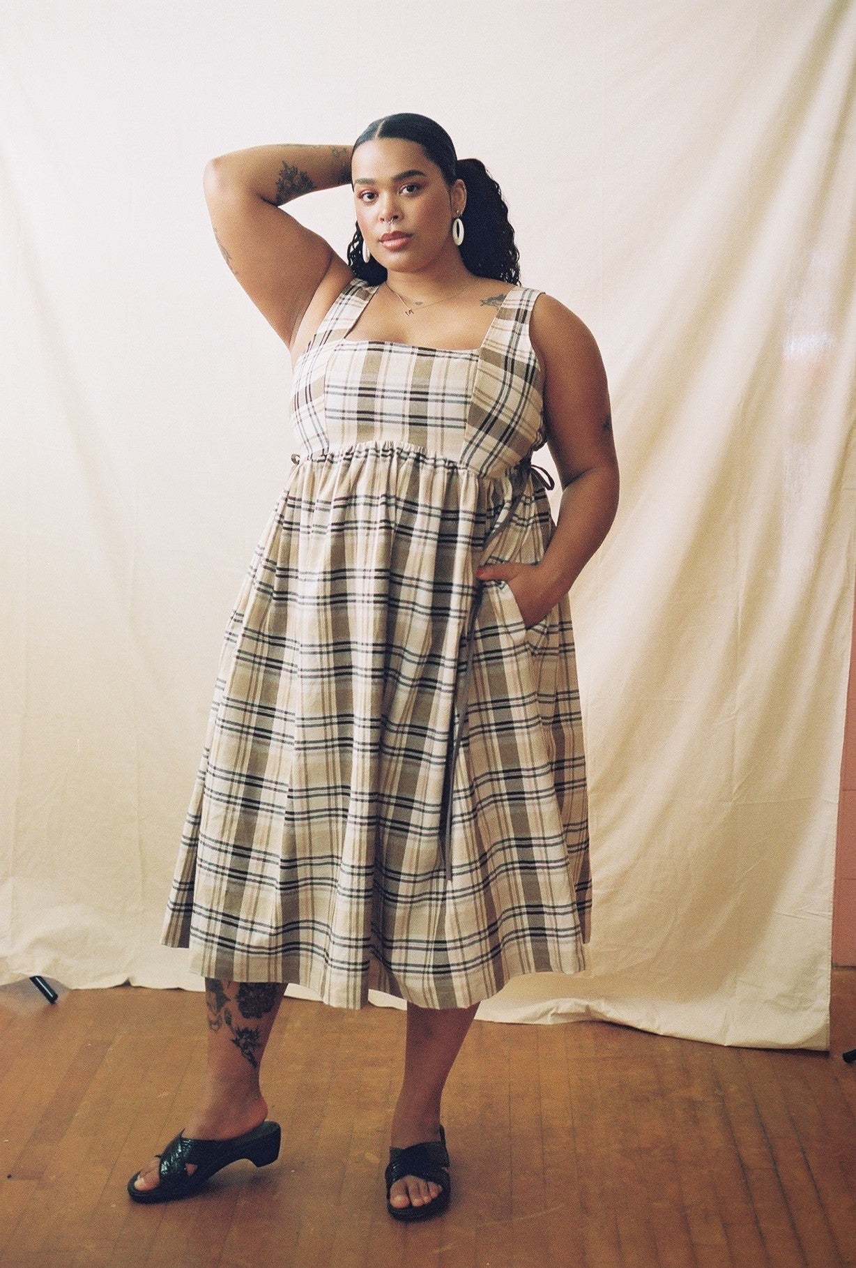 Tulip Dress in Clay