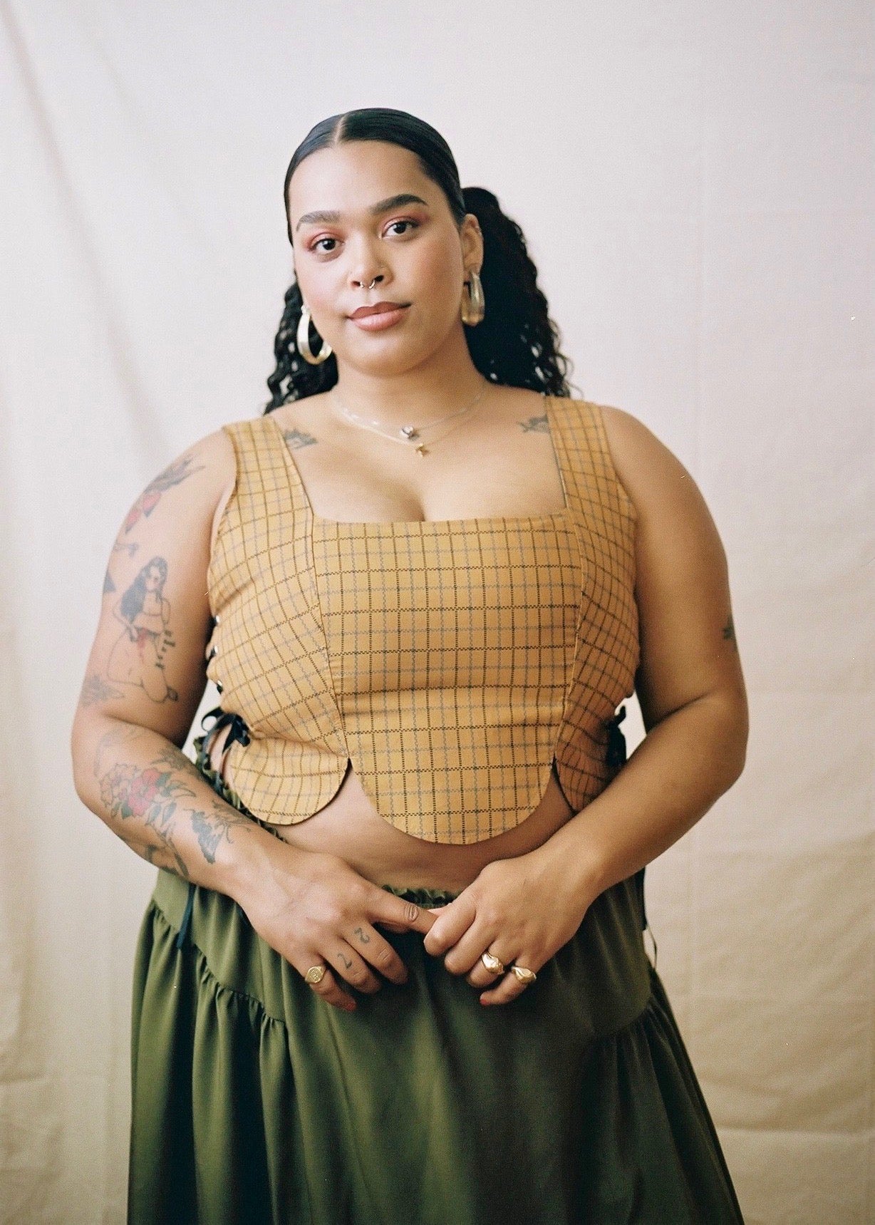 Tulip Top in Floral Circuit
