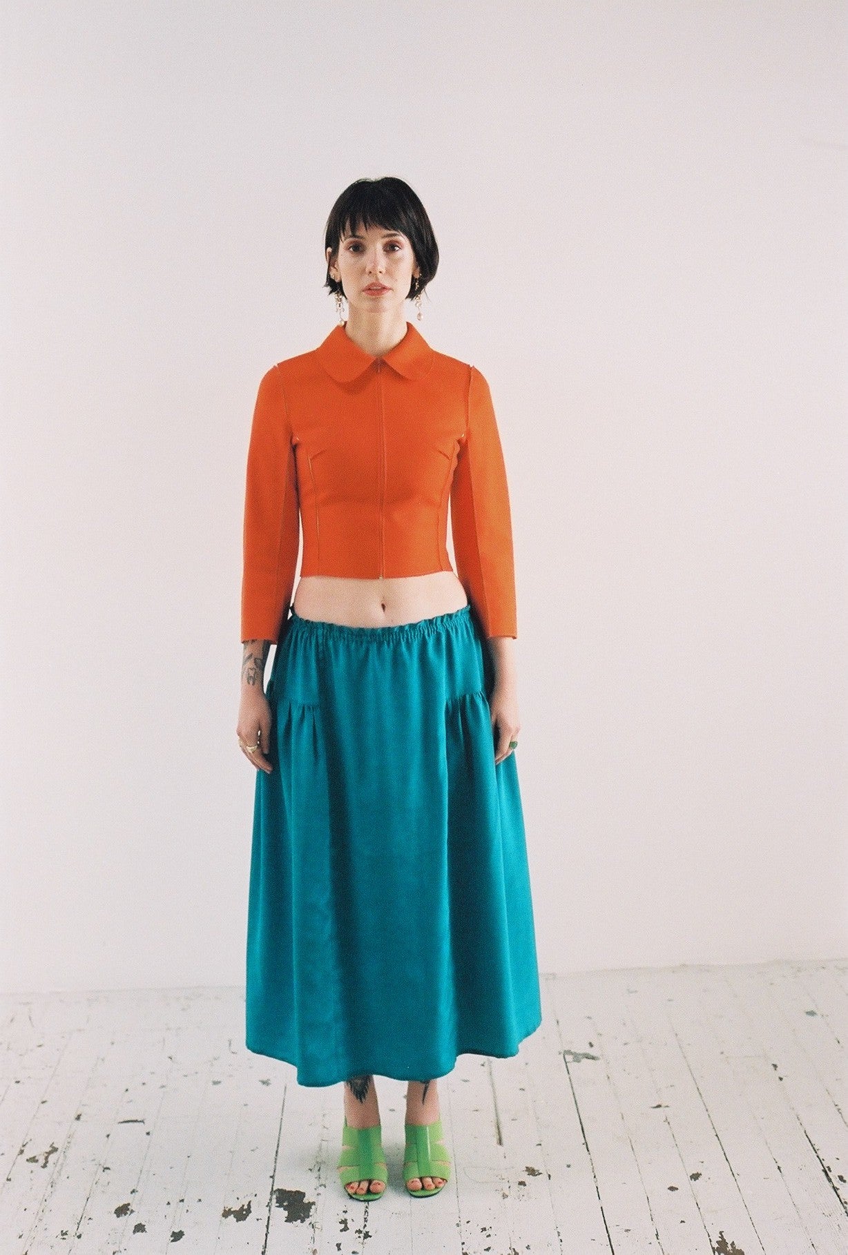 Calyx Skirt in Midnight- M