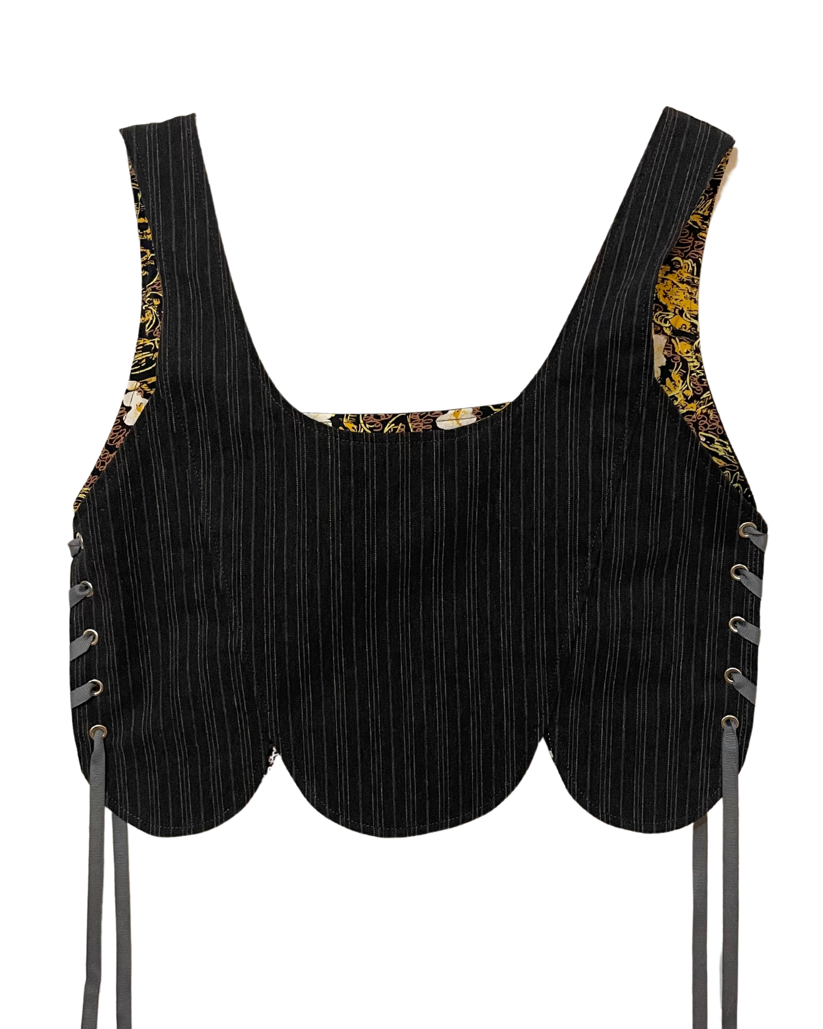 Tulip Top in Stripe- L (Fit A)