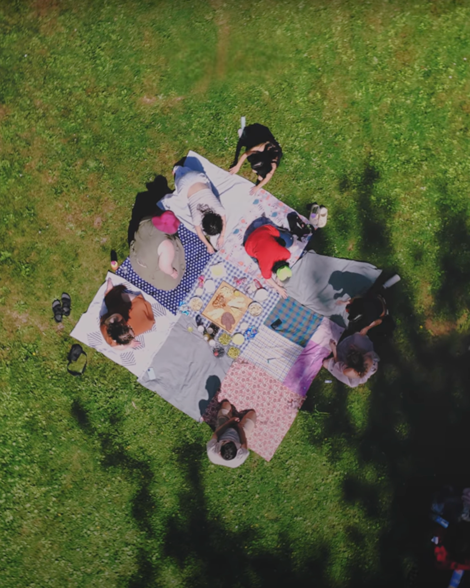 Share a Square picnic blanket PDF Sewing Pattern