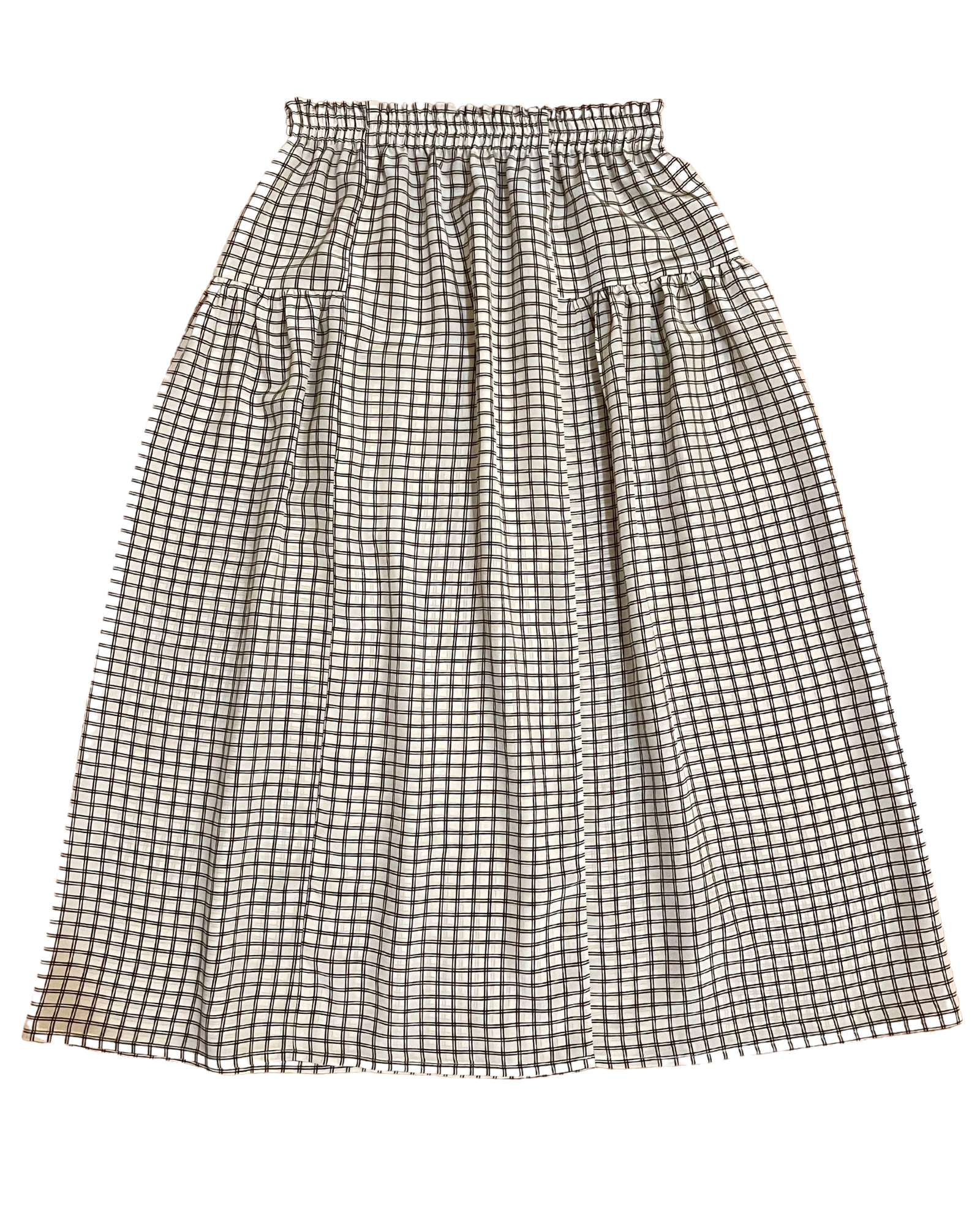 Calyx Skirt in Grid- S