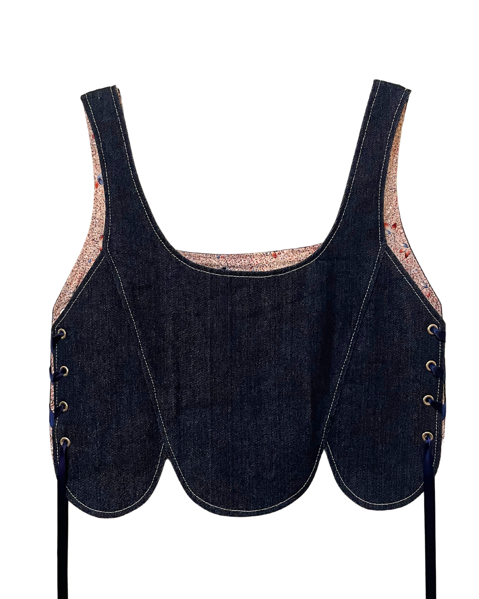 Tulip Top in Denim- XL (Fit A)