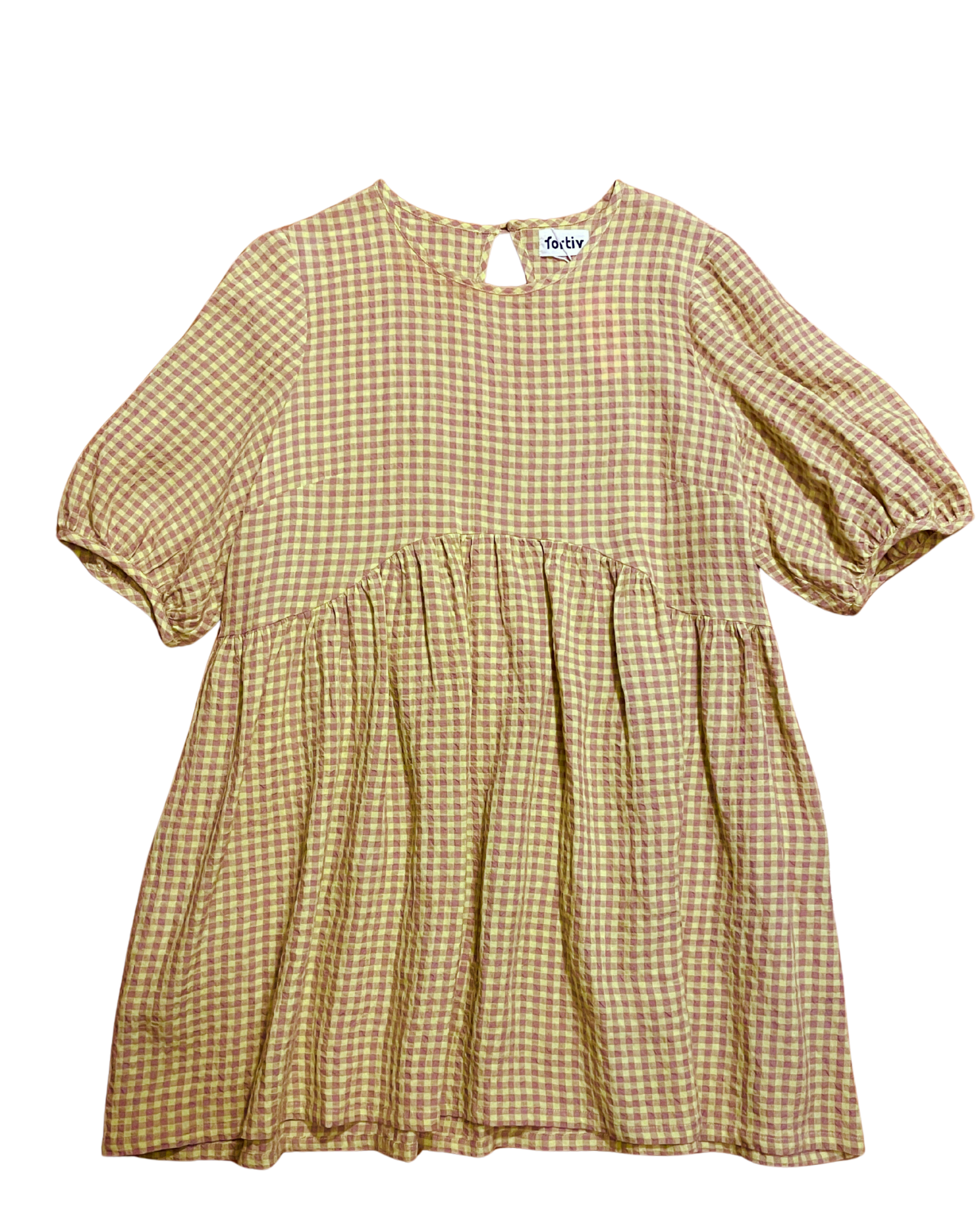 Dahlia Dress in Gingham- 3XL