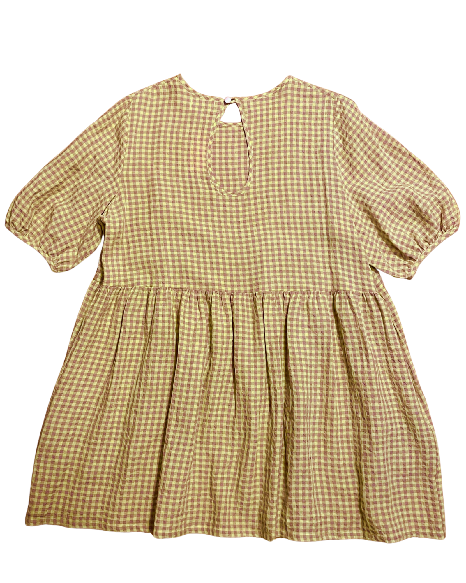 Dahlia Dress in Gingham- 3XL