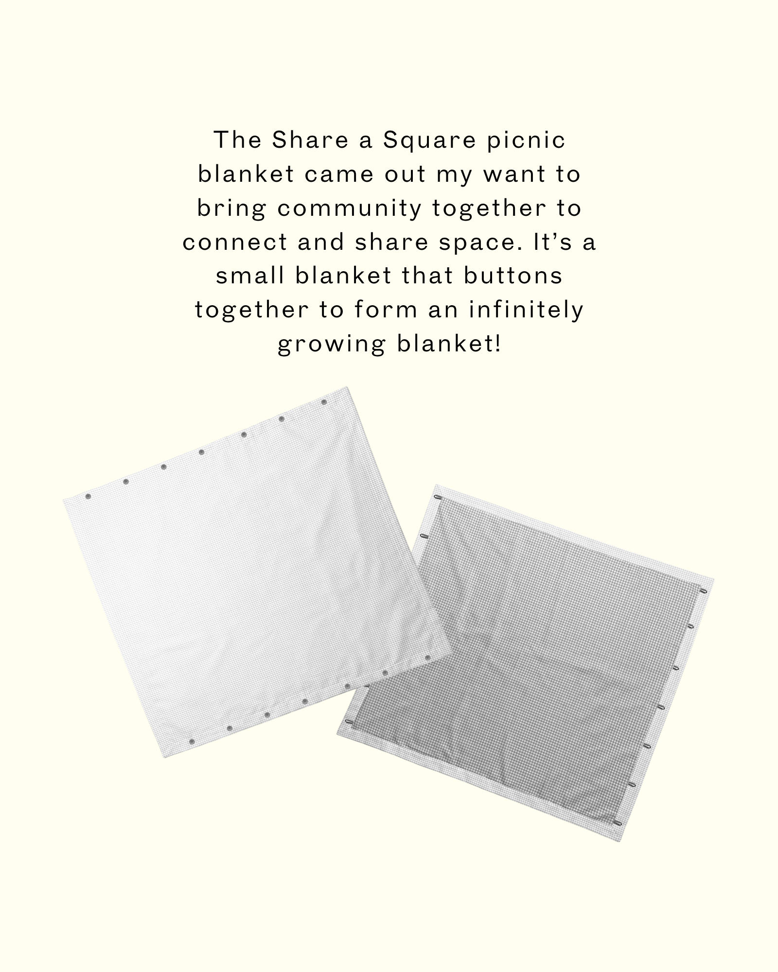 Share a Square picnic blanket PDF Sewing Pattern