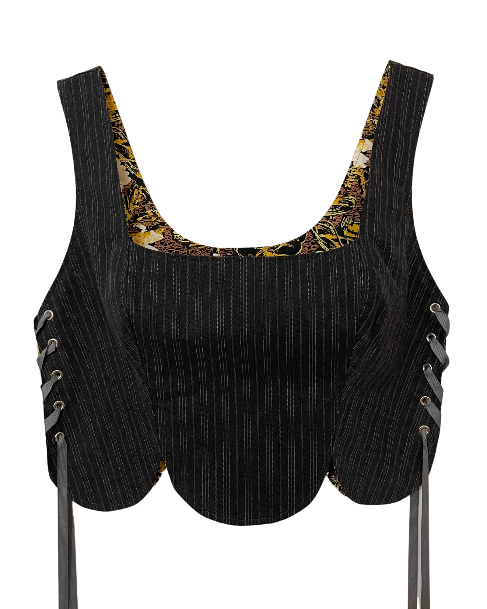 Tulip Top in Stripe- L (Fit A)