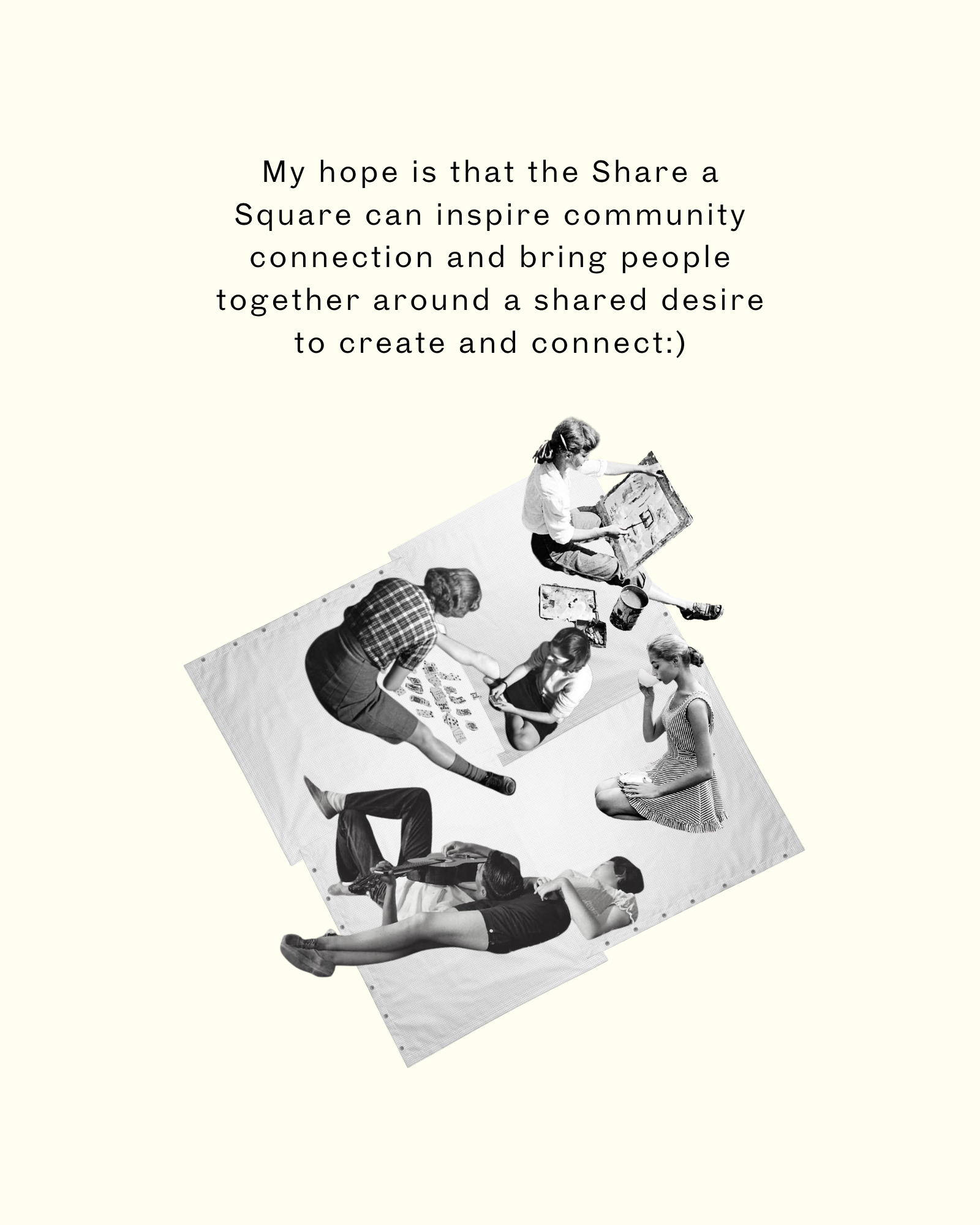 Share a Square picnic blanket PDF Sewing Pattern