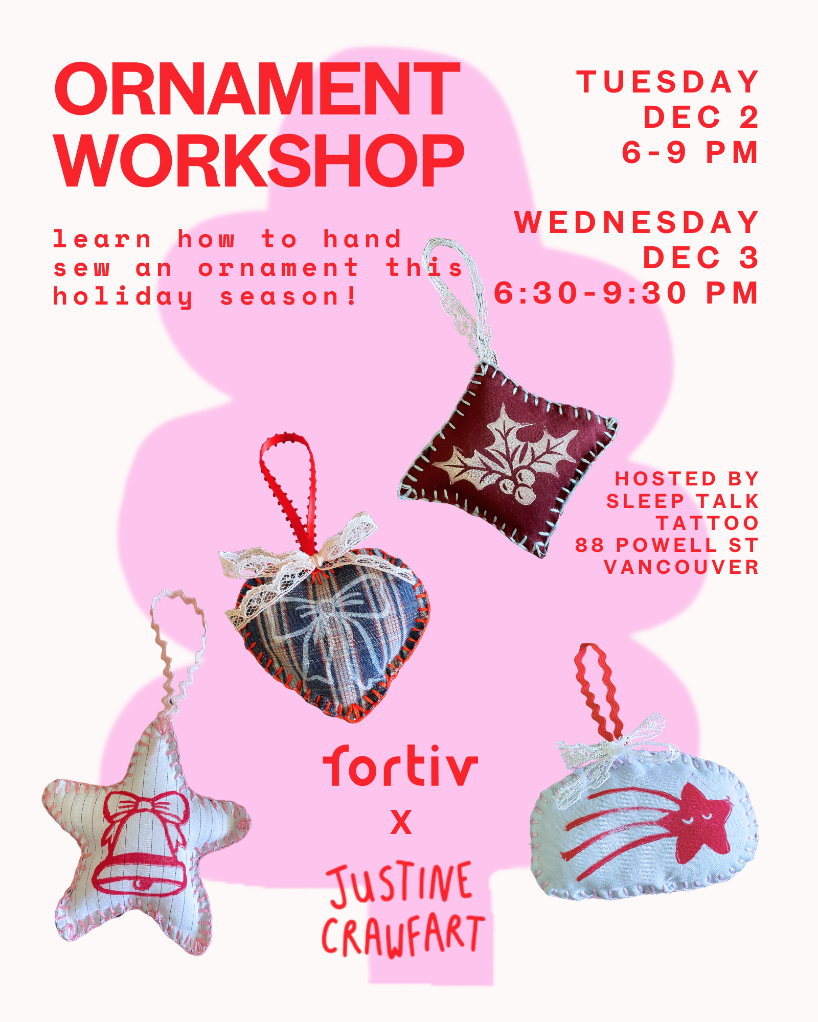 Ornament Workshop | Tuesday | Dec 2