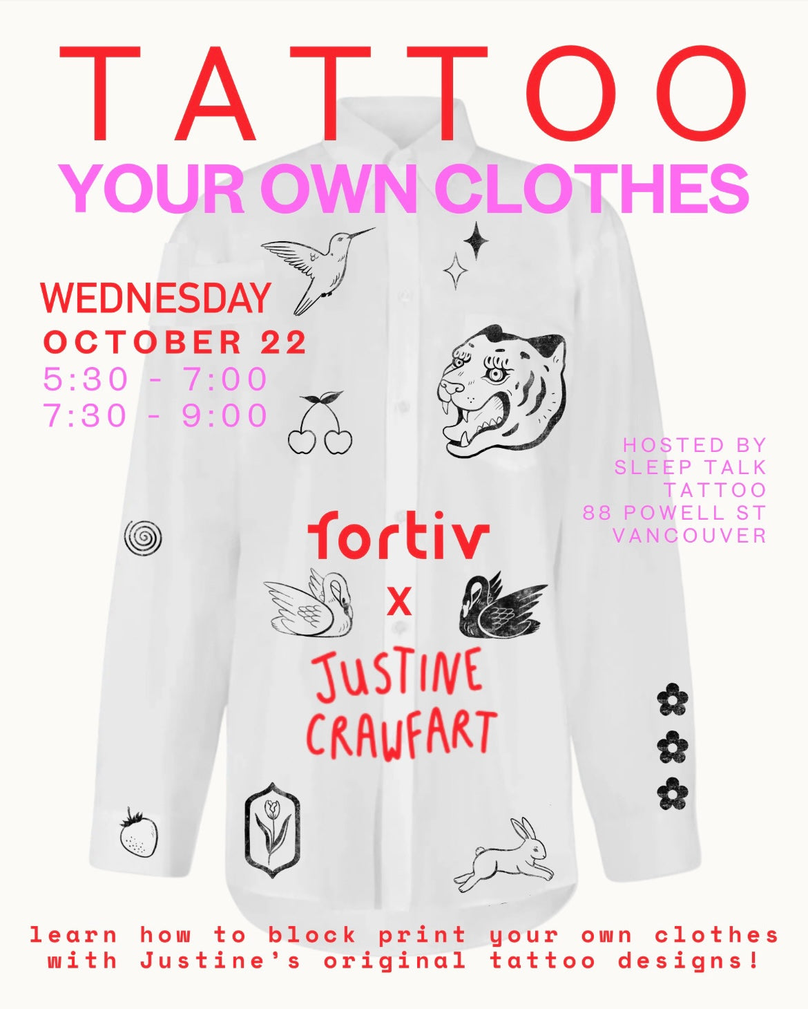 Tattoo Your Clothes | October 22