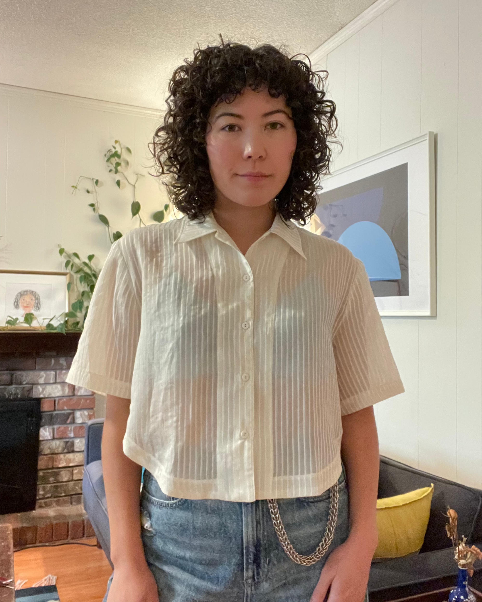 Elli Shirt in Meringue