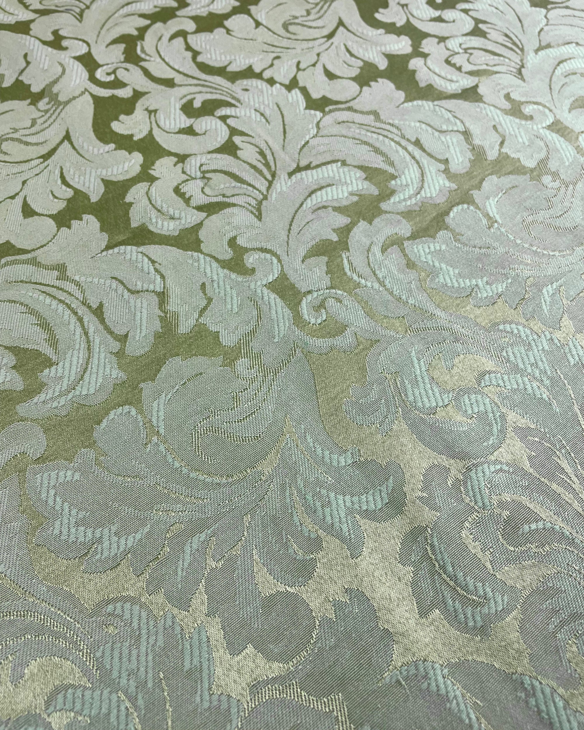 Tulip Top in Green Brocade
