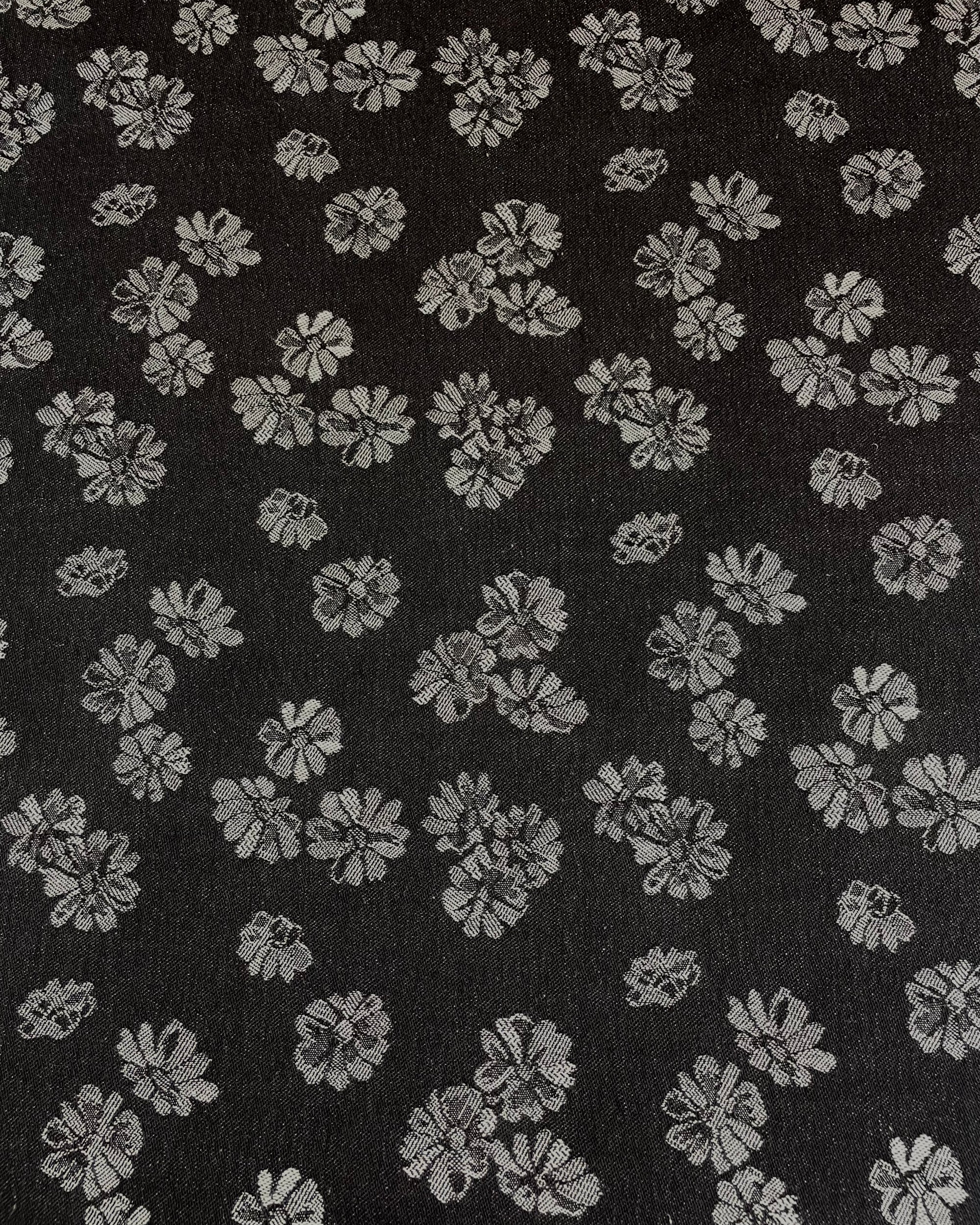 Tulip Top in Floral Denim