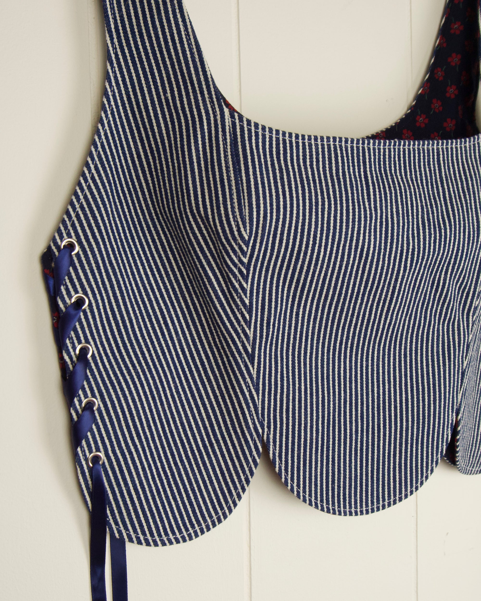 Tulip Top in Railroad Stripe